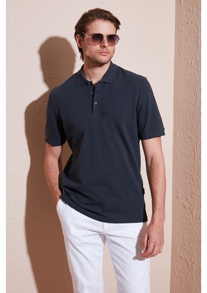 Pamuklu Regular Fit Düğmeli Polo Yaka T Shirt Erkek Polo Yaka T Shirt 5902127 modelleri