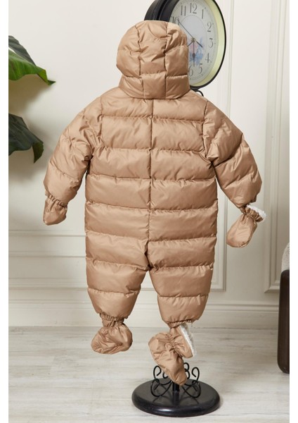 Unisex Kapüşonlu Fermuarlı Bebek Astronot Tulum 51330 fiyatları