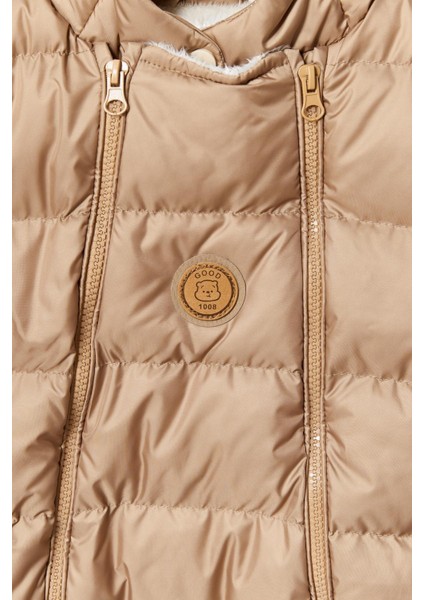 Unisex Kapüşonlu Fermuarlı Bebek Astronot Tulum 51330 fırsatları