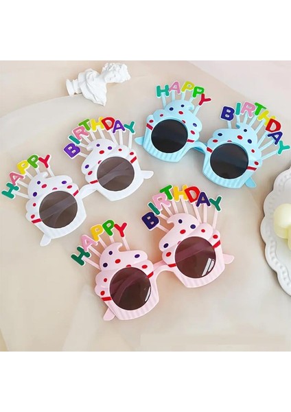 Happy Birthday Beyaz Parti Gözlüğü modelleri