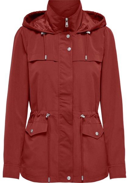 Onlnewstarline Regular Fit Kapüşonlu Cepli Mevsimlik Mont Bayan Mont 15218612 indirimleri