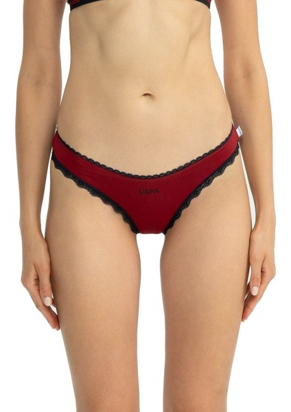 66431 Kadın Karışık Desen Pamuklu 3'lü Slip Külot-Lacivert fırsatları