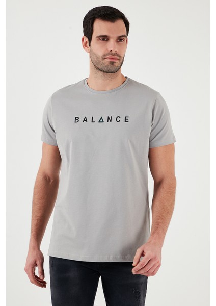 Pamuklu Slim Fit Bisiklet Yaka T Shirt Erkek T Shirt 541BALANCE modelleri