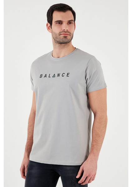 Pamuklu Slim Fit Bisiklet Yaka T Shirt Erkek T Shirt 541BALANCE indirimleri