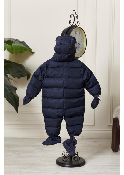 Unisex Kapüşonlu Fermuarlı Bebek Astronot Tulum 51330 fiyatları
