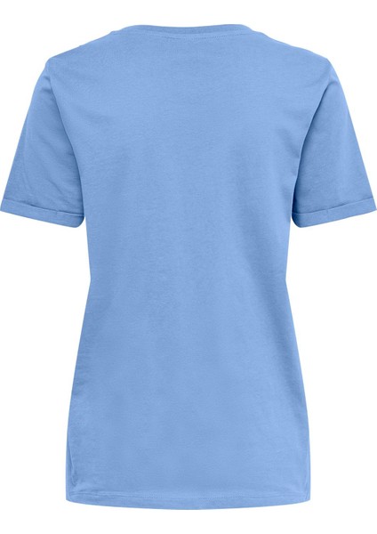 Onlkita Pamuk Regular Fit Bisiklet Yaka T Shirt Bayan T Shirt 15244714 fiyatları