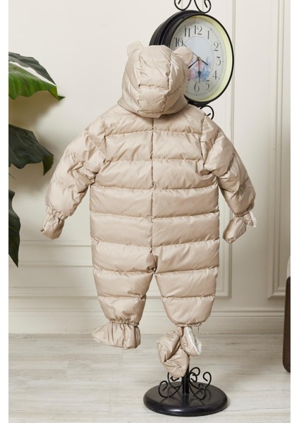 Unisex Kapüşonlu Fermuarlı Bebek Astronot Tulum 51330 fiyatları