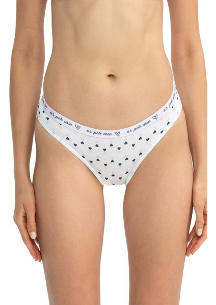 66430 Kadın Karışık Desen Pamuklu 3'lü Slip Külot-Lila