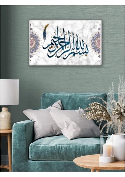 Kanvas Tablo Besmele Dekoratif (Hediyelik)