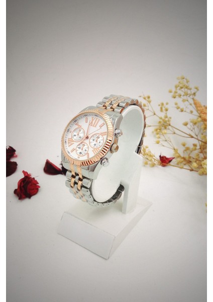 Rose Gümüş Unisex Kol Saati Roma Rakamlı fiyatları