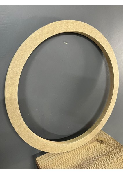 Düz Desen Yuvarlak Ayna Çerçevesi 42 cm Çapında