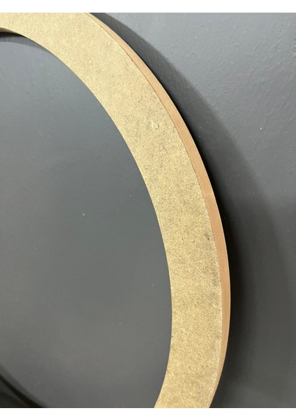 Düz Desen Yuvarlak Ayna Çerçevesi 42 cm Çapında fırsatları