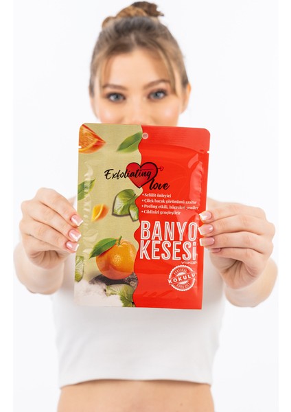 Kuru Cilt Portakal Kokulu Kese Ince %100 Viskoz