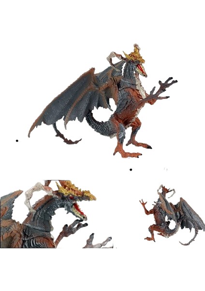 Popüler Gerçekçi Efsanevi Hayvan Figürleri Ejderha Heykeli Simülasyon Canavar Warcraft Firehawk Aksiyon Figürü Çocuk Koleksiyonu Oyuncaklar (Yurt Dışından)