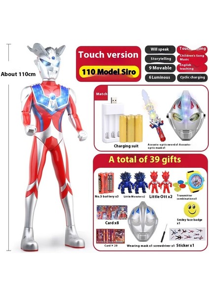 Yeni Büyük Boy Ultraman Serisi Çocuk Oyuncak Model Seti (Yurt Dışından)