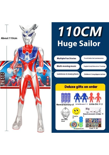 Yeni Büyük Boy Ultraman Serisi Oyuncak Model Seti (Yurt Dışından)