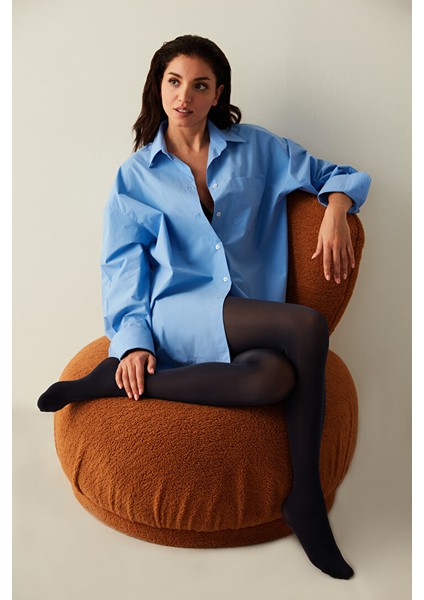 3'lü Avantajlı Paket - Penti Mikro 40 Külotlu Çorap-Micro 40 Pantyhose-Pentilicious - Lacivert