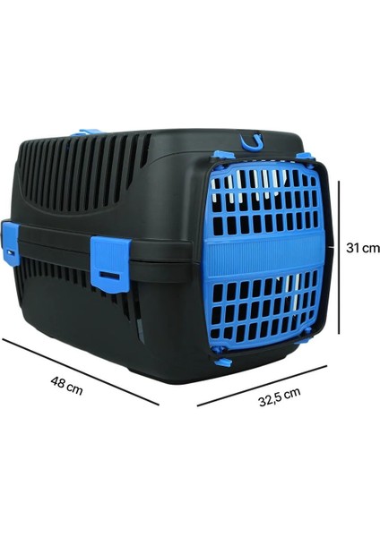 Kedi Köpek Evcil Hayvan Taşıma Çantası Box Orta Boy Çok Fonksiyonlu Siyah-Pembe fiyatları