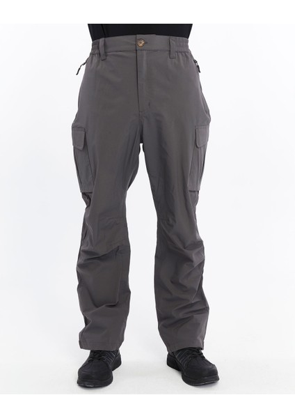 Waterproof Erkek Trekking Pantolon-Füme