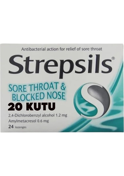Mentollü 24 Pastil 20 Adet