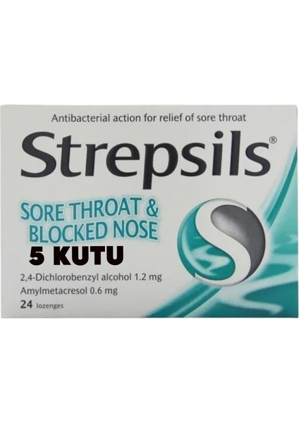 Mentollü 24 Pastil 5 Adet