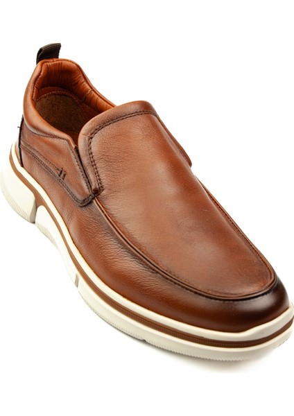 19325 Taba Deri Erkek Casual Ayakkabı