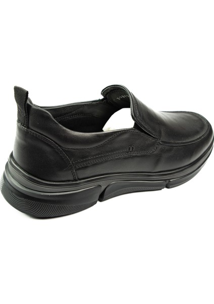 19325 Siyah Deri Erkek Casual Ayakkabı indirimleri