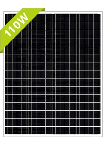 110W 12V Monokristal Solar Panel