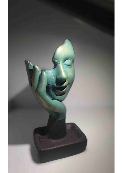 Akvaryum Dekoru Yüz Figürü 18 cm