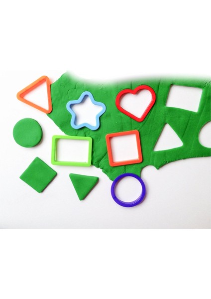 Rakam ve Geometrik Şekil Kalıplı Buğday Unu Oyun Hamuru S - Play Dough fırsatları
