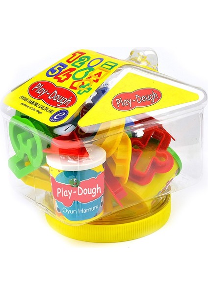Rakam ve Geometrik Şekil Kalıplı Buğday Unu Oyun Hamuru S - Play Dough indirimleri