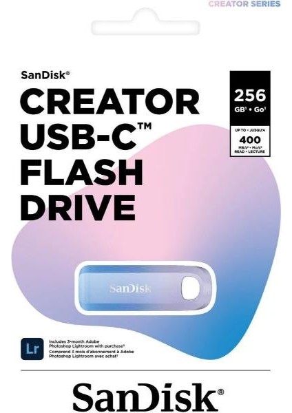 Creator 256GB SDCZ75C-256G-G46 USB 3.2 Gen 1 Type-C Flash Bellek
