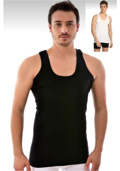 Erkek Penye Atlet Klasik Atlet TER0101 6'lı Ekonomik Paket