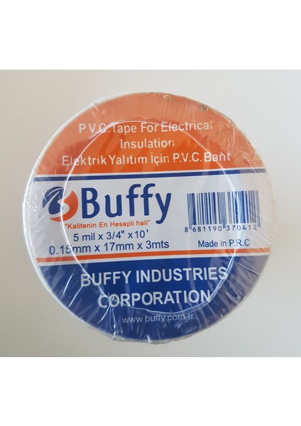 Pvc İzole Bant, Elektrik Bant, 10 Adet, 5 Renkli (Elektrik Yalıtımı İçin Kullanılır)