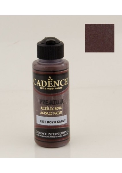 Cadence Koyu Kahve 70 ml Akrilik Boya