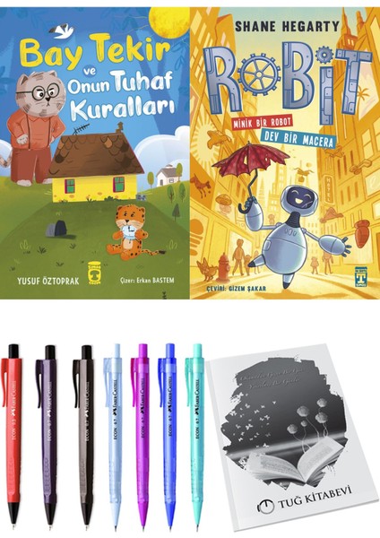 Bay Tekir ve Onun Tuhaf Kuralları ve Robit - Minik Bir Robot Dev Bir Macera