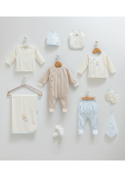 10'lu Mavi Bebek Hastane Çıkışı Takımı