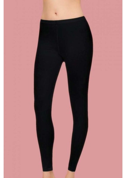 Kadın Düz Uzun Rahat Fit Tayt TKD0173 6'lı Ekonomik Paket