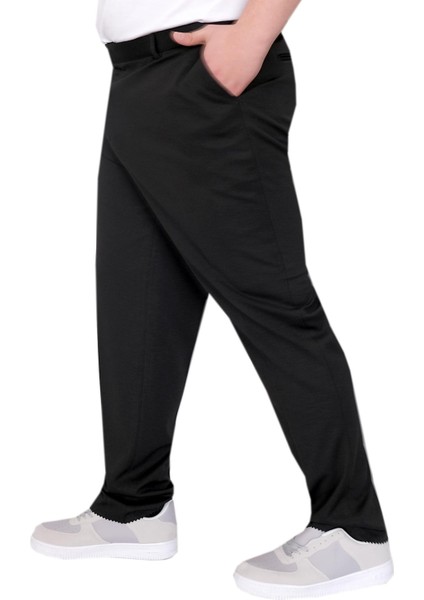 Mode Xl Büyük Beden Erkek Kumaş Pantolon Tintin 21027 Siyah modelleri