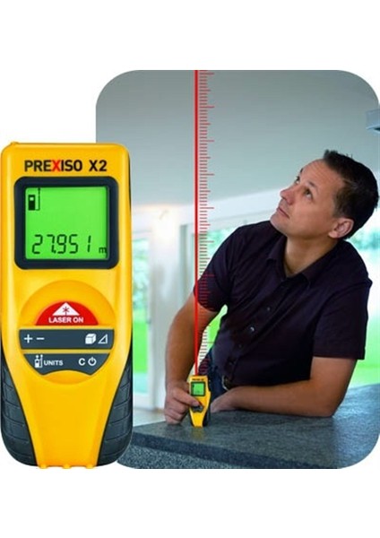 X2 Lazer Metre 30 Metre 1 Adet Profesyoneller İçin