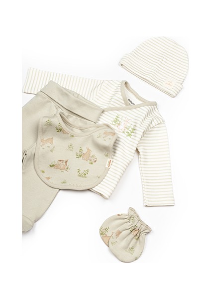 Bebek Hastane Çıkış Seti 5'li - Organik Pamuk - Babycosy Organik modelleri