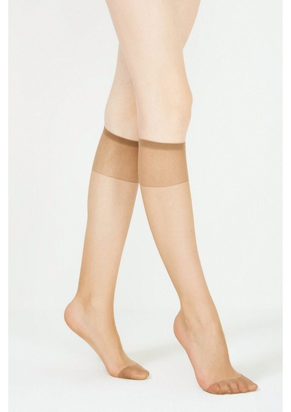 9'lu Avantajlı Karışık Paket - Fit 15 Ince, Parlak 15 Den Pantolon Çorabı Kestane-Bronz-Vizon modelleri