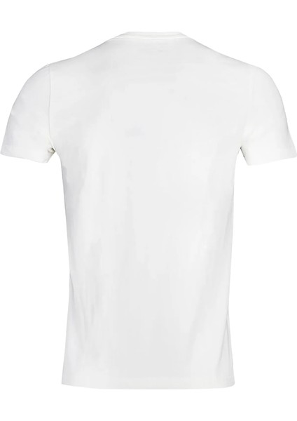 CT106 V Nk T-Sh 5fx V Yaka Kırık Beyaz Erkek Kısa Kol T-Shirt 101939410 fiyatları
