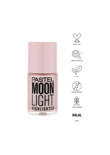 Moonlight Likit Aydınlatıcı Doğal Ay Işıltısı 15 ml Pembe Renkli Vegan Ürün fiyatları