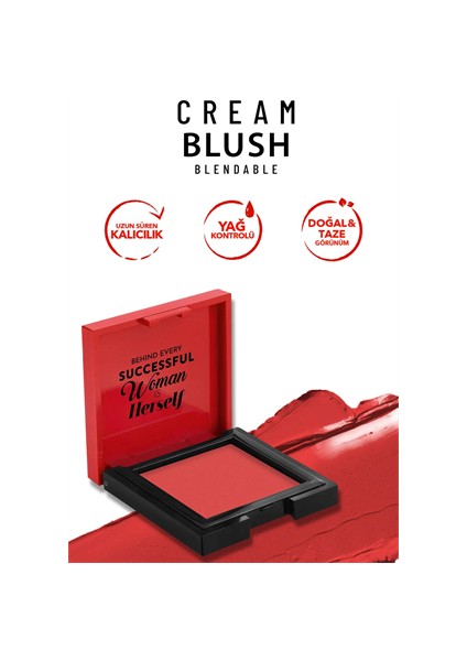 Cream Blush - Krem Allık 43 Scarlett modelleri