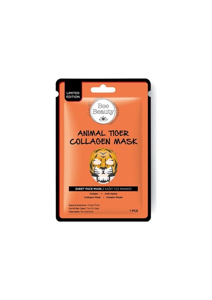 Aloe Vera Kolajen Yüz Kremi 50 ml Animal Kağıt Maske Set 3 x 25 gr fırsatları