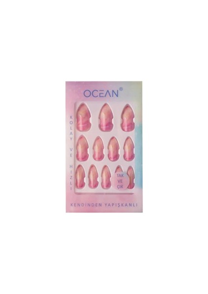 765 - Tak ve Çık Kendinden Yapışkanlı Takma Tırnak