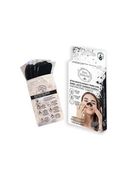 Aktif Karbon Siyah Nokta Bandı 6'lı Beauty Cream Bar Katı Güzellik Sabunu Original Nemledirici Etkili, 90 G