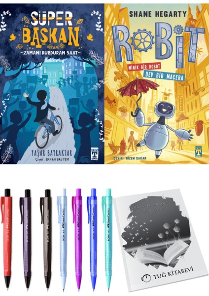 Süper Başkan Zamanı Durduran Saat ve Robit - Minik Bir Robot Dev Bir Macera