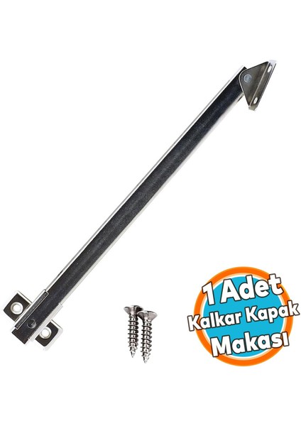 Kalkar Kapak Makası Dolap Çekmece Metal 20 cm Sessiz Açma Kapama Amortisör Piston 1 Adet